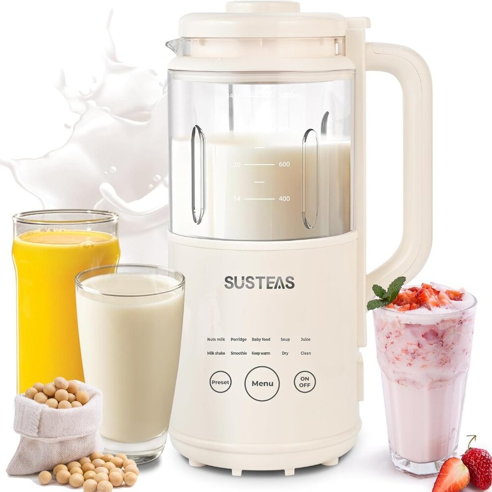 10 in 1 Nut Milk Maker Machine 34oz for Soy Milk Juice Milkshake Rice Paste